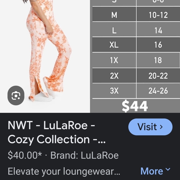 Lularoe Dana Pants - Picture 5 of 5